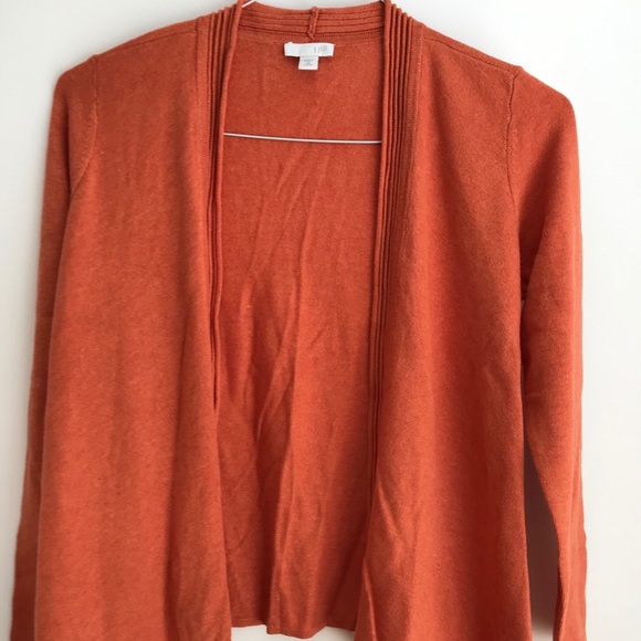 J. Jill Sweaters - J. Jill orange cardigan